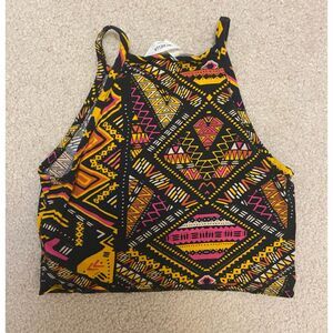 NWOT H&M Coachella Crop Top M